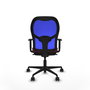 Piqueras y Crespo Chaise de Bureau Jorquera Bordeaux et Bleu