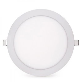 Pack de 2 panneaux LED circulaires 20 W 2000 lm 6000 K Blanco Frío