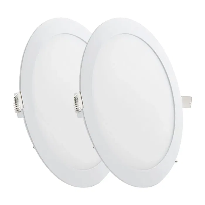 Pack 2 Placas LED 20W 2000Lm 6000K Circular 40.000H [GR-RDP15-20W-CW-PK2-AP]