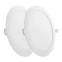 Pack 2 Placas LED 20W 2000Lm 6000K Circular 40.000H [GR-RDP15-20W-CW-PK2-AP]