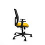 PIQUERAS Y CRESPO Chaise Alfera Synchro Jaune et Noir