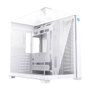 Hiditec Boîtier PC Gaming ATX Sky White, double vitre trempée, USB 3.1 Type-C, jusqu'à 360 mm