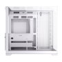 Hiditec Boîtier PC Gaming ATX Sky White, double vitre trempée, USB 3.1 Type-C, jusqu'à 360 mm