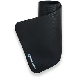 Schildkröt Fitness Tapis de gym et fitness en caoutchouc antidérapant, 183 x 61 cm, épaisseur 15 mm, noir