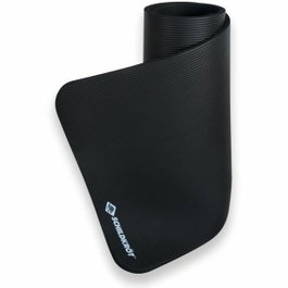 Schildkröt Tapis de fitness noir 15 mm 183 x 61 cm