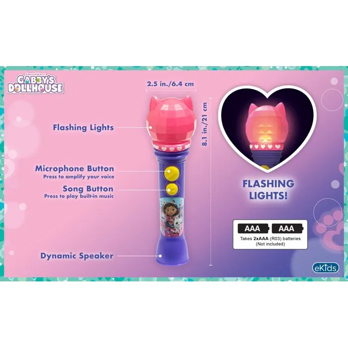 Ekids Micro Karaoké Gabby's Dollhouse Ekids Micro Karaoké Gabby's Dollhouse