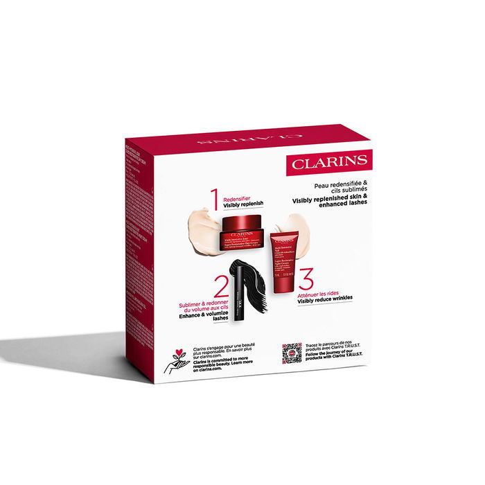 Clarins - Coffret 3 Crèmes Multi-Intensives Anti-Âge Jour et Nuit pour Peaux Sèches Matures 50+ (50 ml + 15 ml + 3 ml) Clarins - Coffret 3 Crèmes Multi-Intensives Anti-Âge Jour et Nuit pour Peaux Sèches Matures 50+ (50 ml + 15 ml + 3 ml)