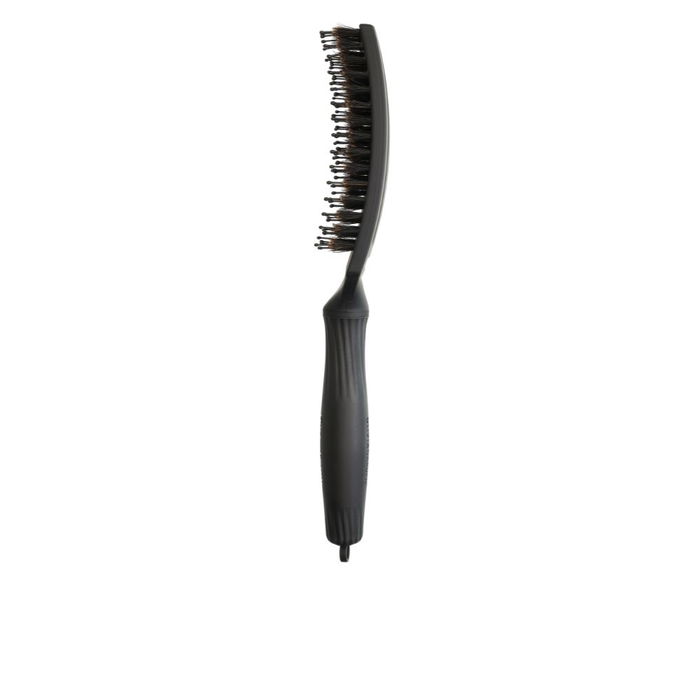 Olivia Garden Brosse à Cheveux Finger Brush Full Black Medium Combo Poils Sanglier & Nylon #M - 1 pièce