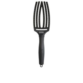 Olivia Garden Brosse à Cheveux Finger Brush Full Black Medium Combo Poils Sanglier & Nylon #M - 1 pièce