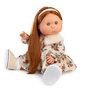 Antonio Juan - Muñeca Iris Melena Pelirroja, Poupée de mode bohème 38 cm aux cheveux roux, avec robe fleurie - 23315