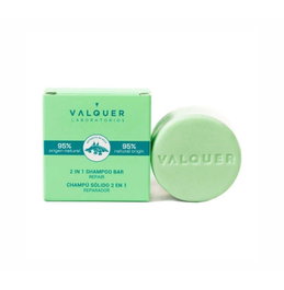 Valquer Shampoo Solide 2 en 1 Réparateur 70g