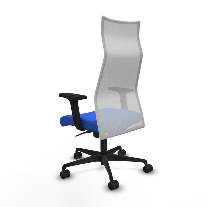 Piqueras y Crespo Albacete Chaise de Bureau Bleu et Blanc Piqueras y Crespo Albacete Chaise de Bureau Bleu et Blanc