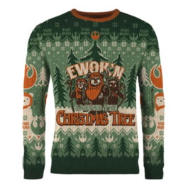 AAA Merchandise Star Wars Pull de Noël Ewok'n around the Christmas Tree (M)