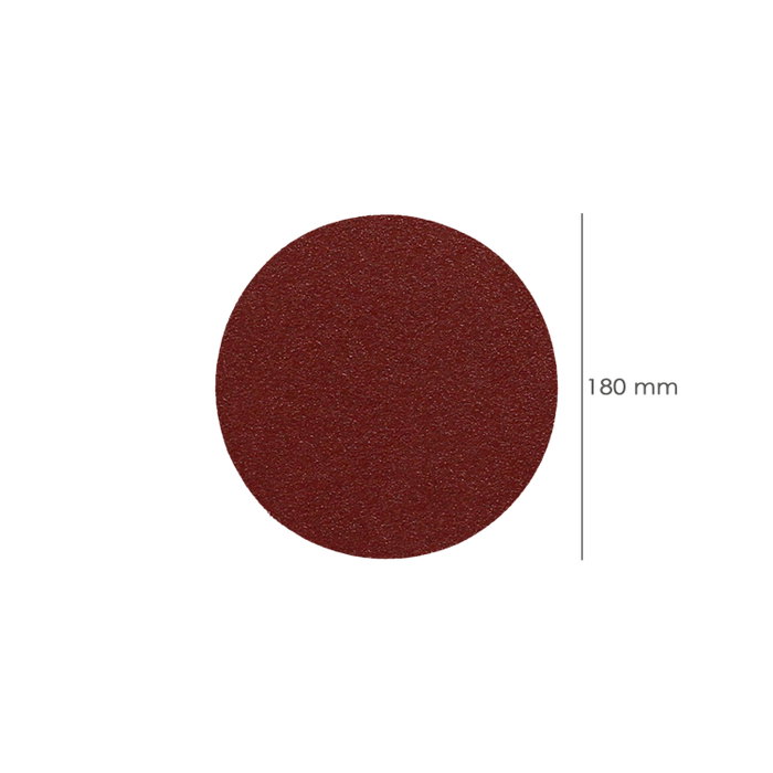 WOLFPACK LINEA PROFESIONAL Lot de 10 disques de papier abrasif velcro 180 mm Grain 120