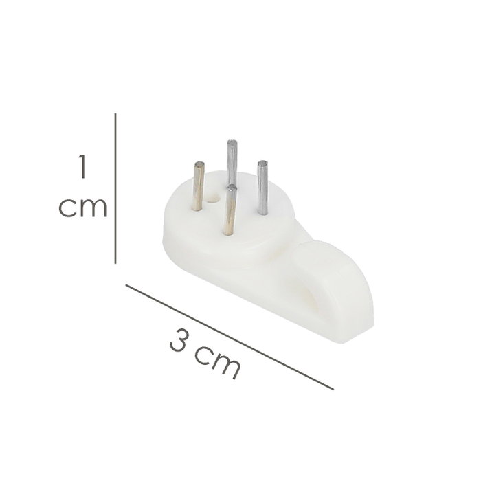 WOLFPACK LINEA PROFESIONAL Crochet à clouer 299E (blister de 4 unités) WOLFPACK LINEA PROFESIONAL Crochet à clouer 299E (blister de 4 unités)