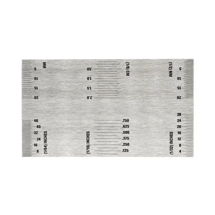 Dunlop Règle de mesure String Action Gauge en acier inoxydable 14 x 1 x 18.2 cm