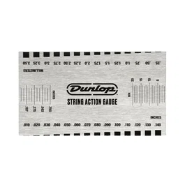 Dunlop Règle de mesure String Action Gauge en acier inoxydable 14 x 1 x 18.2 cm