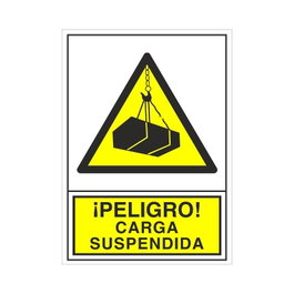 DUVER Signal de sécurité Carga Suspendida 420x297 mm