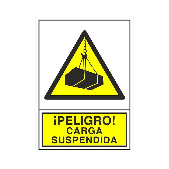 DUVER Signalisation 388 Plast.420X297 Charge Suspendue Danger DUVER Signalisation 388 Plast.420X297 Charge Suspendue Danger