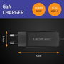 Qoltec Chargeur mural 52419 Noir