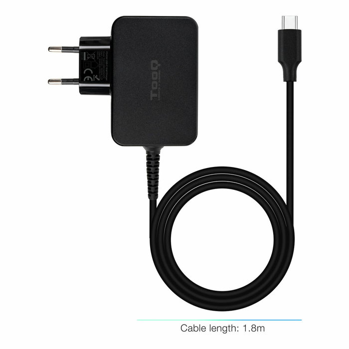 Chargeur d'ordinateur portable TooQ TQLC-USBCGAN45PD 45 W Chargeur d'ordinateur portable TooQ TQLC-USBCGAN45PD 45 W