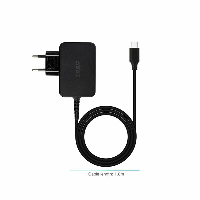 Chargeur d'ordinateur portable TooQ TQLC-USBCGAN45PD 45 W Chargeur d'ordinateur portable TooQ TQLC-USBCGAN45PD 45 W