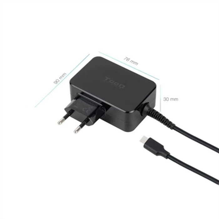 Chargeur d'ordinateur portable TooQ TQLC-USBCGAN45PD 45 W Chargeur d'ordinateur portable TooQ TQLC-USBCGAN45PD 45 W