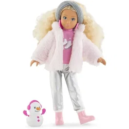 Corolle - Poupée mannequin Valentine à la Montagne - 28 cm - Avec 4 accessoires - Dès 4 ans - Cheveux blonds et parfum vanille