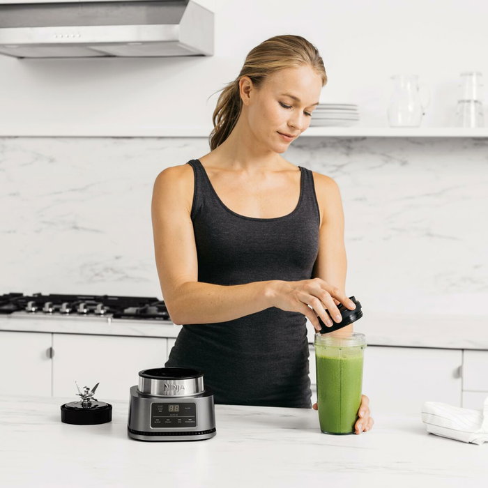 Ninja CB100EU Blender 2-en-1 1100 W Argenté et Noir