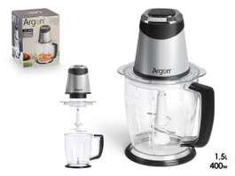 ARGON Hachoir Automatique Acier 1.5L 400W