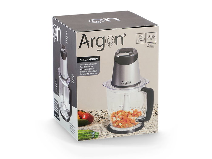 ARGON Hachoir Automatique Acier 1.5L 400W