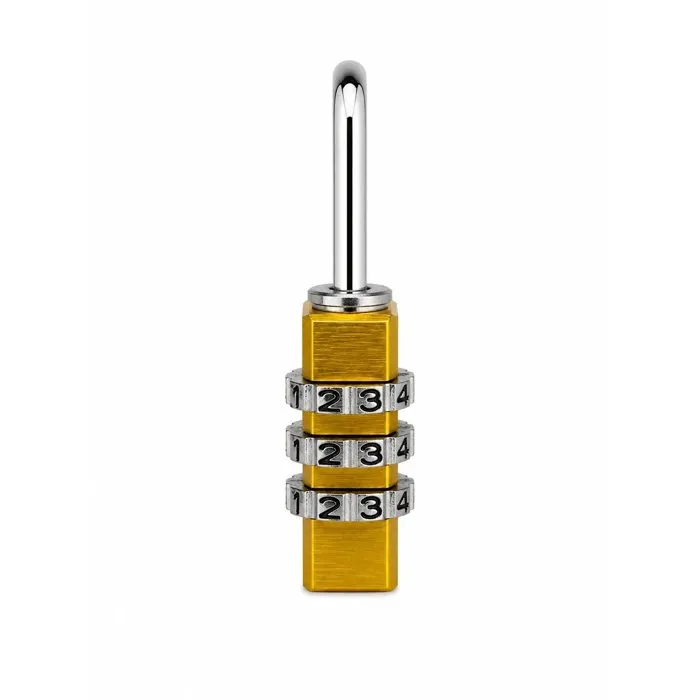 Abus Cadenas à combinaison 145/20 Aluminium jaune