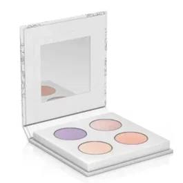 LAVERA Sombra Ojos Cuatro Pure Pastels 01 - Palette de fards à paupières 4 couleurs pastel, texture crémeuse, longue tenue, certifiée NATRUE, vegan, sans silicone