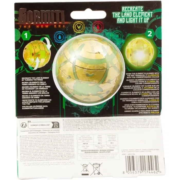 Gormiti GORMITI Elesphere électronique Effets lumineux Élément Terre Jouet à partir de 4 ans Réf. GRV012 Gormiti GORMITI Elesphere électronique Effets lumineux Élément Terre Jouet à partir de 4 ans Réf. GRV012