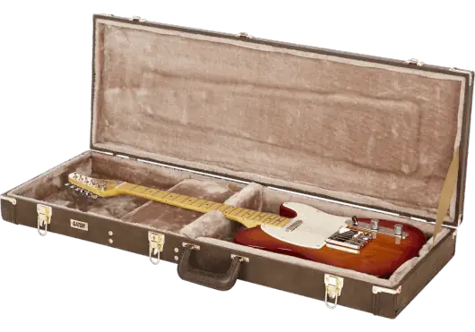 GATOR Étui pour Guitare Électrique Vintage Bois Marron GW Deluxe GATOR Étui pour Guitare Électrique Vintage Bois Marron GW Deluxe