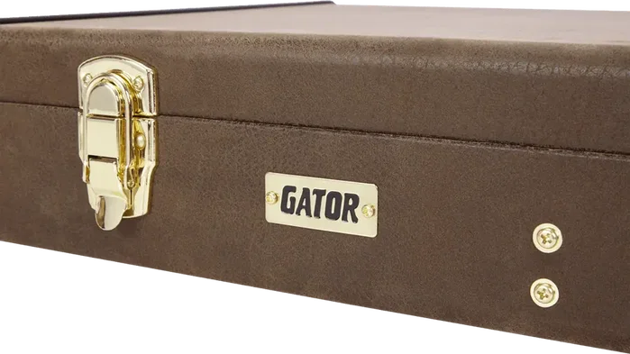 GATOR Étui pour Guitare Électrique Vintage Bois Marron GW Deluxe GATOR Étui pour Guitare Électrique Vintage Bois Marron GW Deluxe