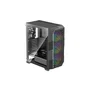 Xilence XG181 Breeze II - Boîtier PC Midi-Tour Gaming - Façade Maille Ondulée - 3 Ventilateurs ARGB + 1 PWM - Verre Trempé - Refroidissement Optimal
