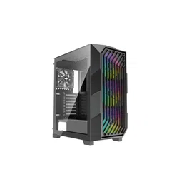 Xilence XG181 Breeze II - Boîtier PC Midi-Tour Gaming - Façade Maille Ondulée - 3 Ventilateurs ARGB + 1 PWM - Verre Trempé - Refroidissement Optimal