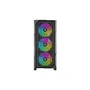 Xilence XG181 Breeze II - Boîtier PC Midi-Tour Gaming - Façade Maille Ondulée - 3 Ventilateurs ARGB + 1 PWM - Verre Trempé - Refroidissement Optimal
