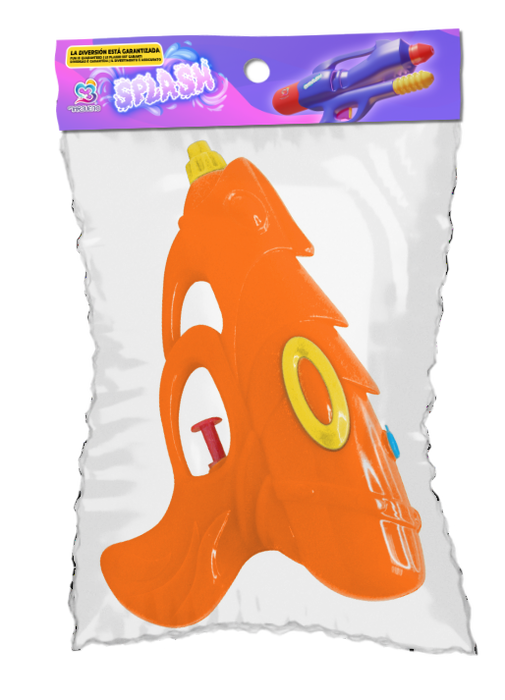 Marbueno 10132 Pistolet à eau en plastique pression couleurs assorties 17x11 cm pour jardin piscine et plage Marbueno 10132 Pistolet à eau en plastique pression couleurs assorties 17x11 cm pour jardin piscine et plage