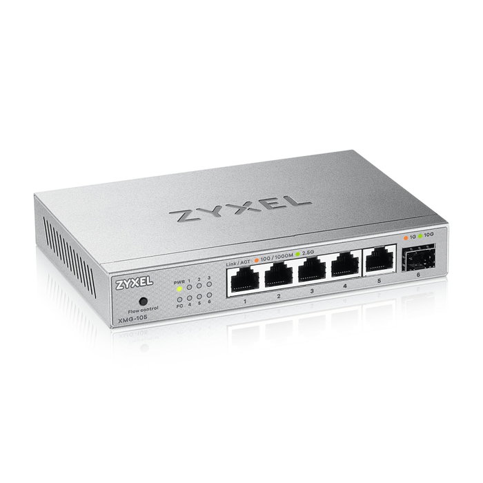 Zyxel XMG-105 Switch Multi-Gigabit 5 ports 2,5G + 1 port SFP+ 10G
