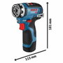 Bosch Professional GSR 12V-35 FC Perceuse-visseuse avec 2 batteries 3,0 Ah