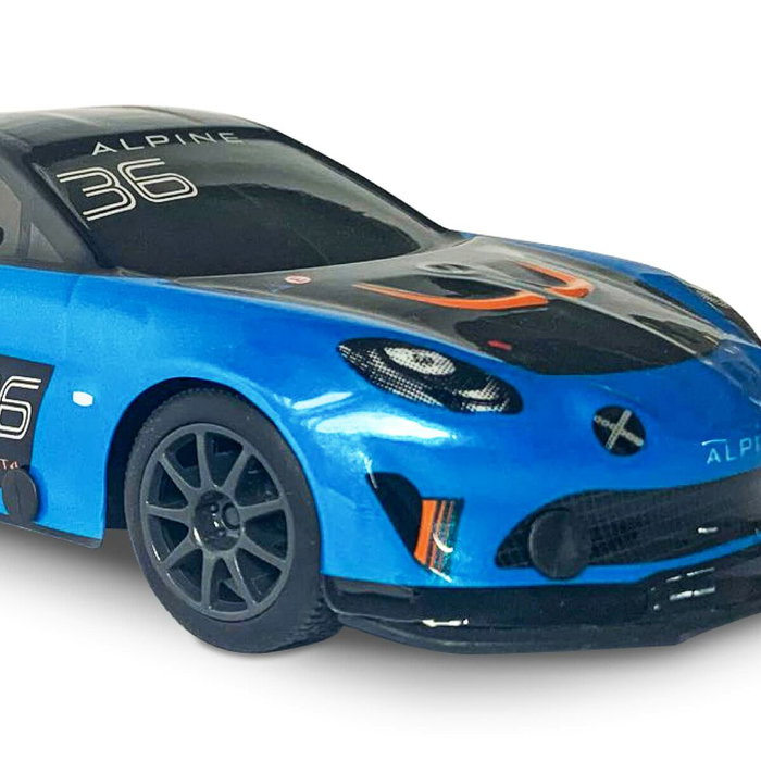 Mondo Motors Alpine A110 GT4 - Voiture télécommandée - Bleu Turquoise - Échelle 1:24