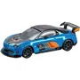Mondo Motors Voiture Télécommandée Alpine A110 GT4 Échelle 1:24 - Modèle Radiocommandé Toutes Directions 27/40 MHz 8 km/h Carrosserie Lexan Bleu