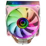 Mars Gaming MCPU-VR Disipateur CPU Double Miroir Infini ARGB 4 Heatpipes TDP 180W Ventilateur 12cm PWM Ultra-Silencieux - Rose