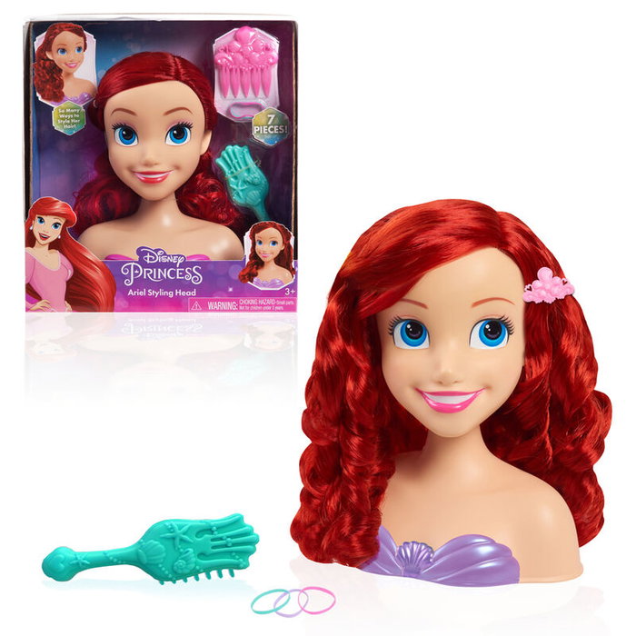 JUST PLAY Busto Ariel La Sirenita Disney avec accessoires