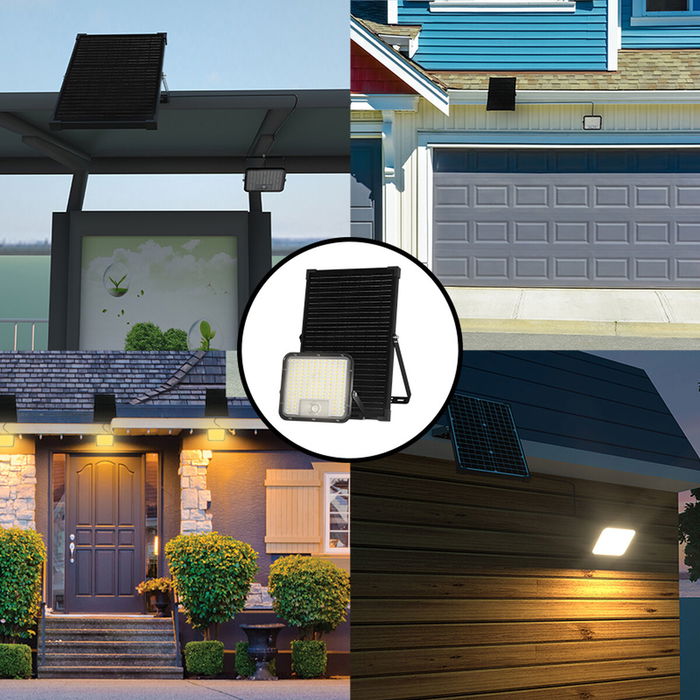 Lampe solaire Velamp CUBE 9.600 lm 60 W 3000 K Naturel Vert tendre