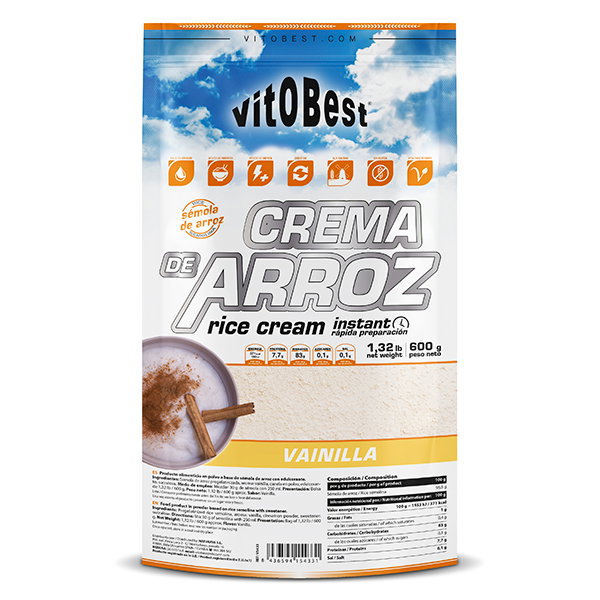 VIT.O.BEST Crema de Arroz 600 gr VIT.O.BEST Crema de Arroz 600 gr