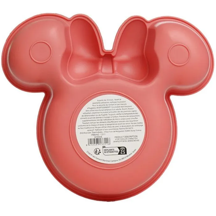 Thermobaby Bol Silhouette Tête de Minnie - Bol pratique pour enfant, va au micro-ondes
