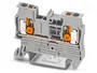 PHOENIX CONTACT Connecteur XT 2,5-TWIN/1P BU pour rail, bleu